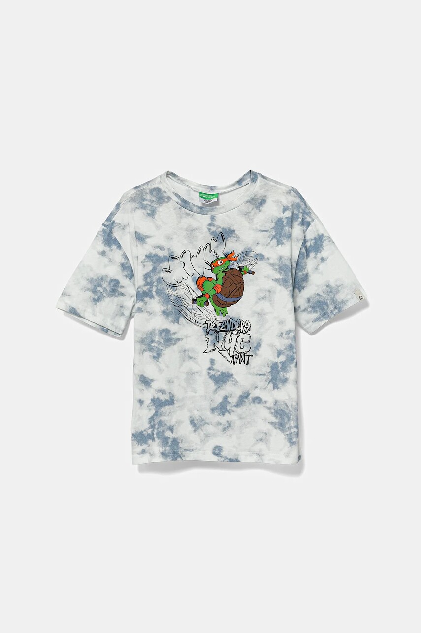 Detské bavlnené tričko United Colors of Benetton viac farieb, vzorované, 3ORKC10P3