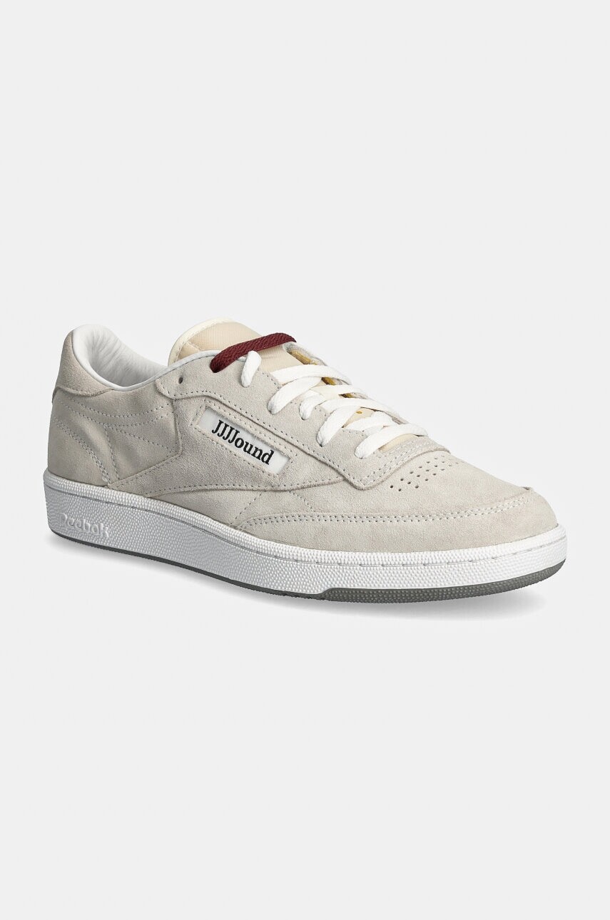 Semišové tenisky Reebok LTD JJJJound Club C 85 šedá farba, RMIA04VC99LEA0033C01