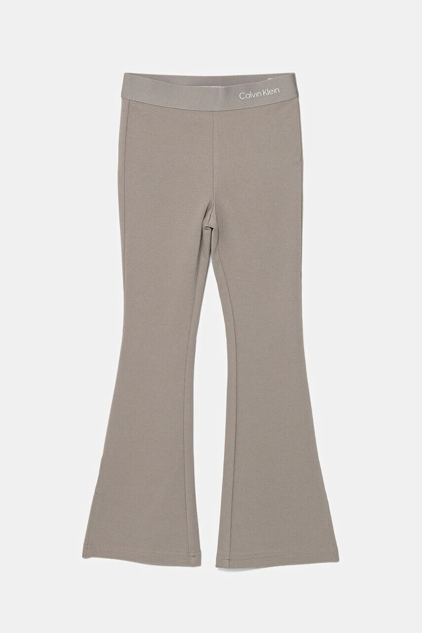 Nohavice Calvin Klein Jeans béžová farba, jednofarebné, IG0IG02292
