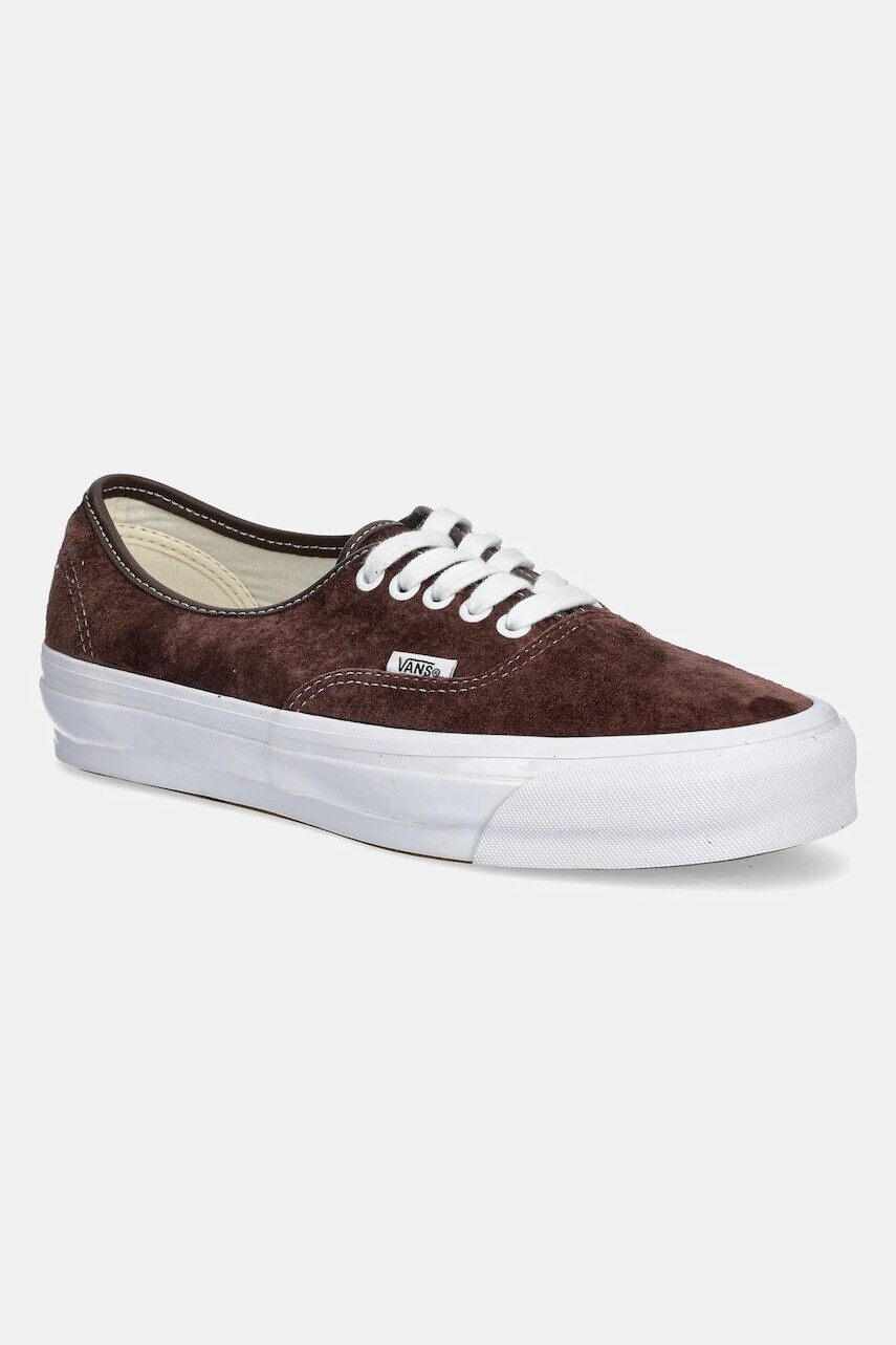Semišové tenisky Vans Premium Classics LX Authentic Reissue 44 hnedá farba, VN0007QZDMV1