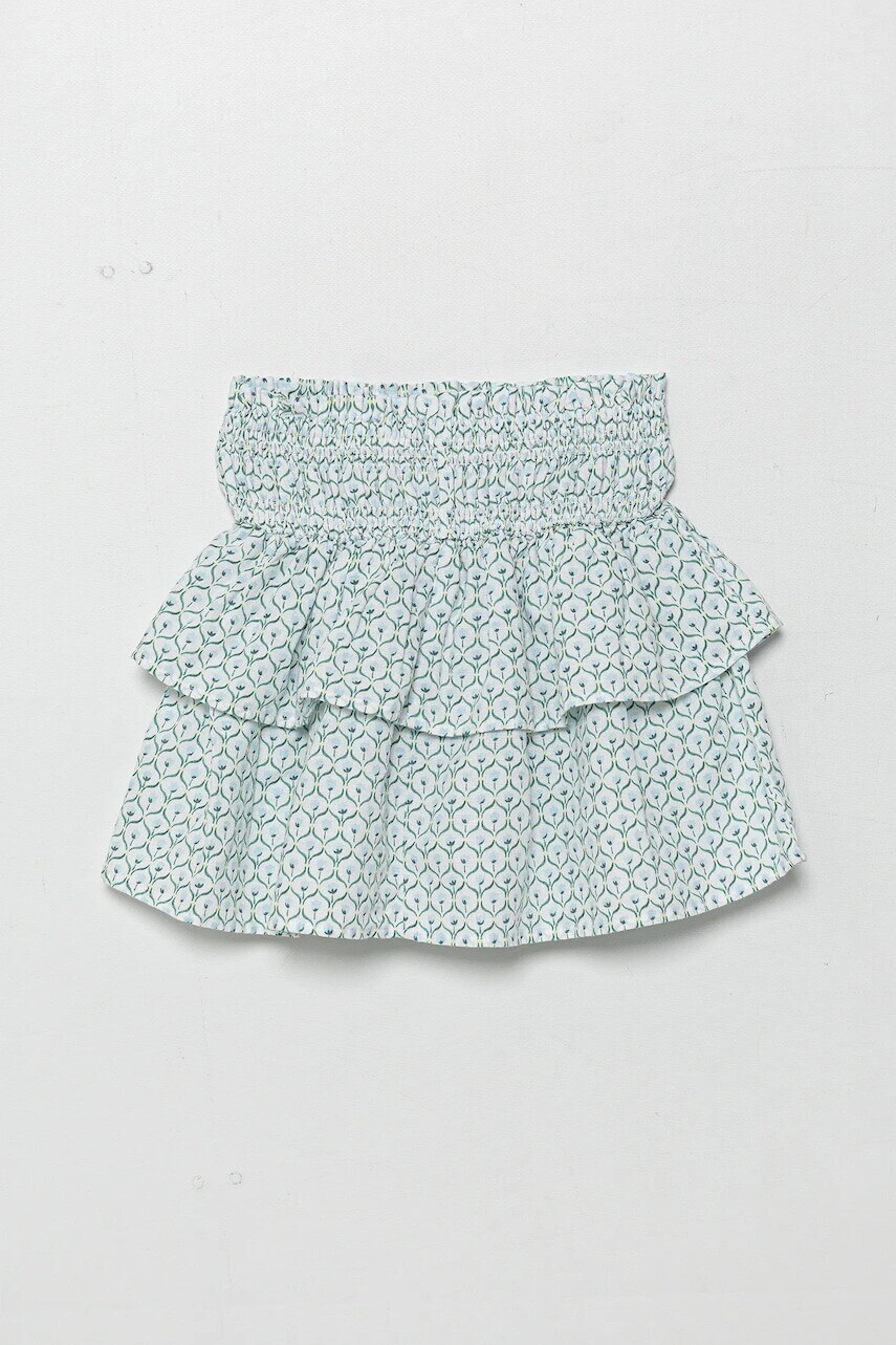 Detská ľanová sukňa United Colors of Benetton mini, áčkový strih, 4Q1NC0023