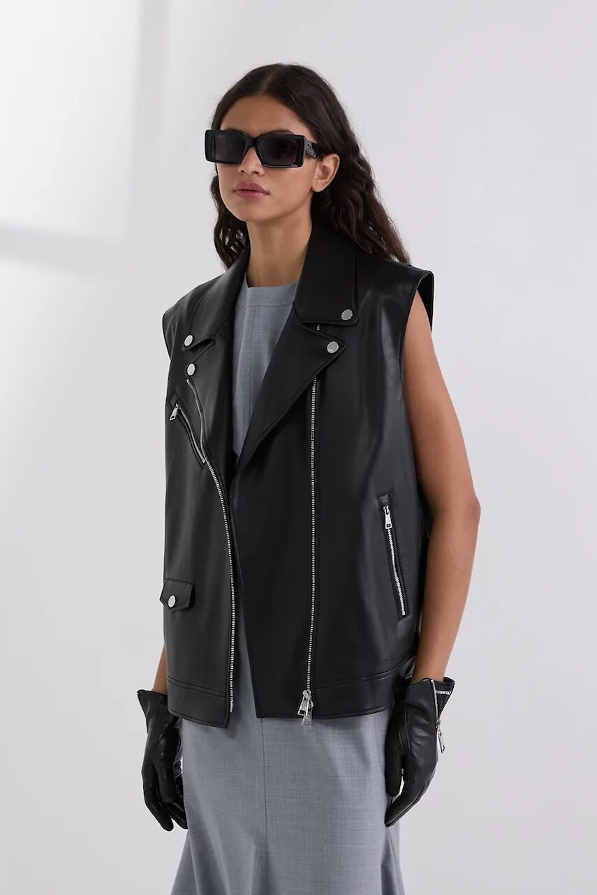 Vesta Karl Lagerfeld dámska, čierna farba, prechodná, A3W14061