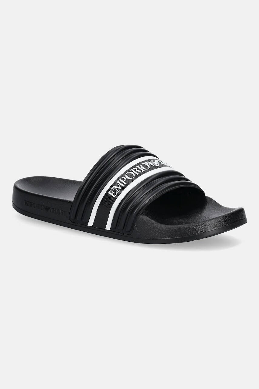 Šľapky Emporio Armani Underwear čierna farba, XVPS14 XR277 U532
