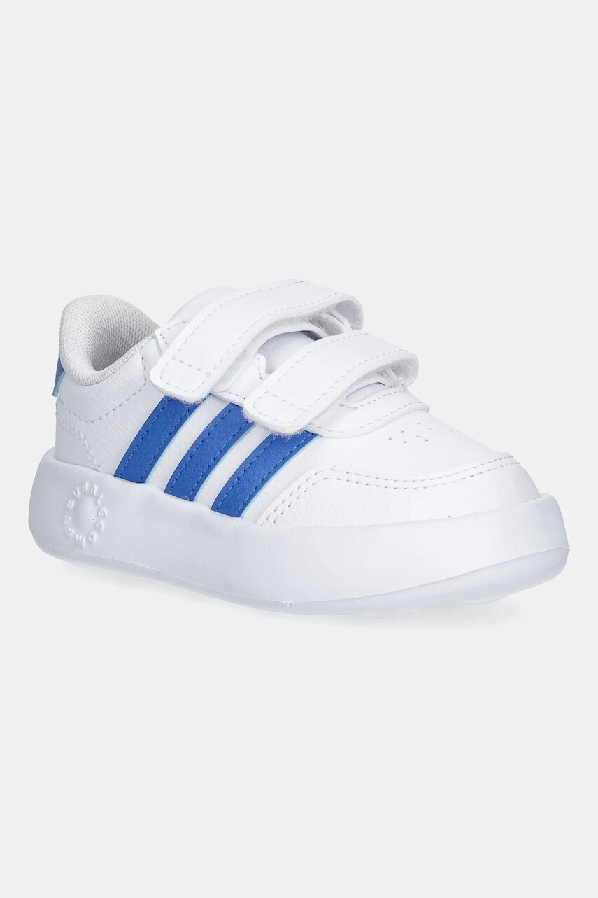 Detské tenisky adidas BREAKNET 3.0 biela farba, JS3678