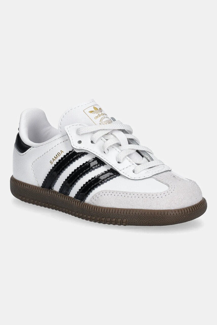 Detské tenisky adidas Originals SAMBA OG biela farba, JQ2848