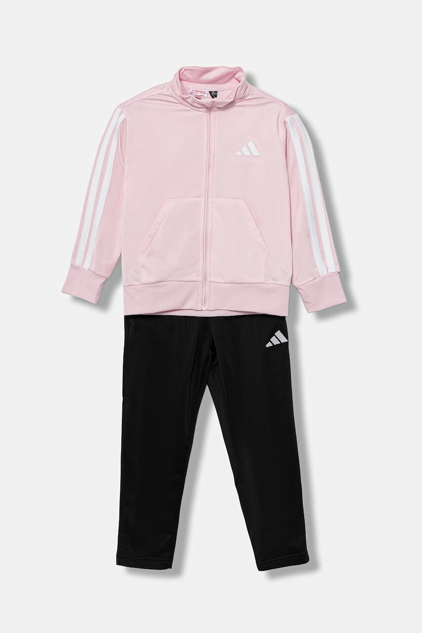 Detská tepláková súprava adidas ružová farba, JX8771