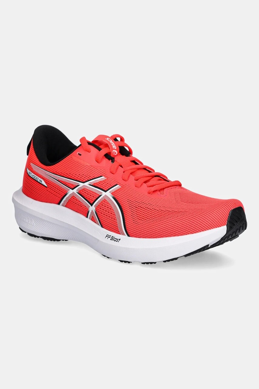 Tréningové topánky Asics GT-1000 14 červená farba, 1011C077.600