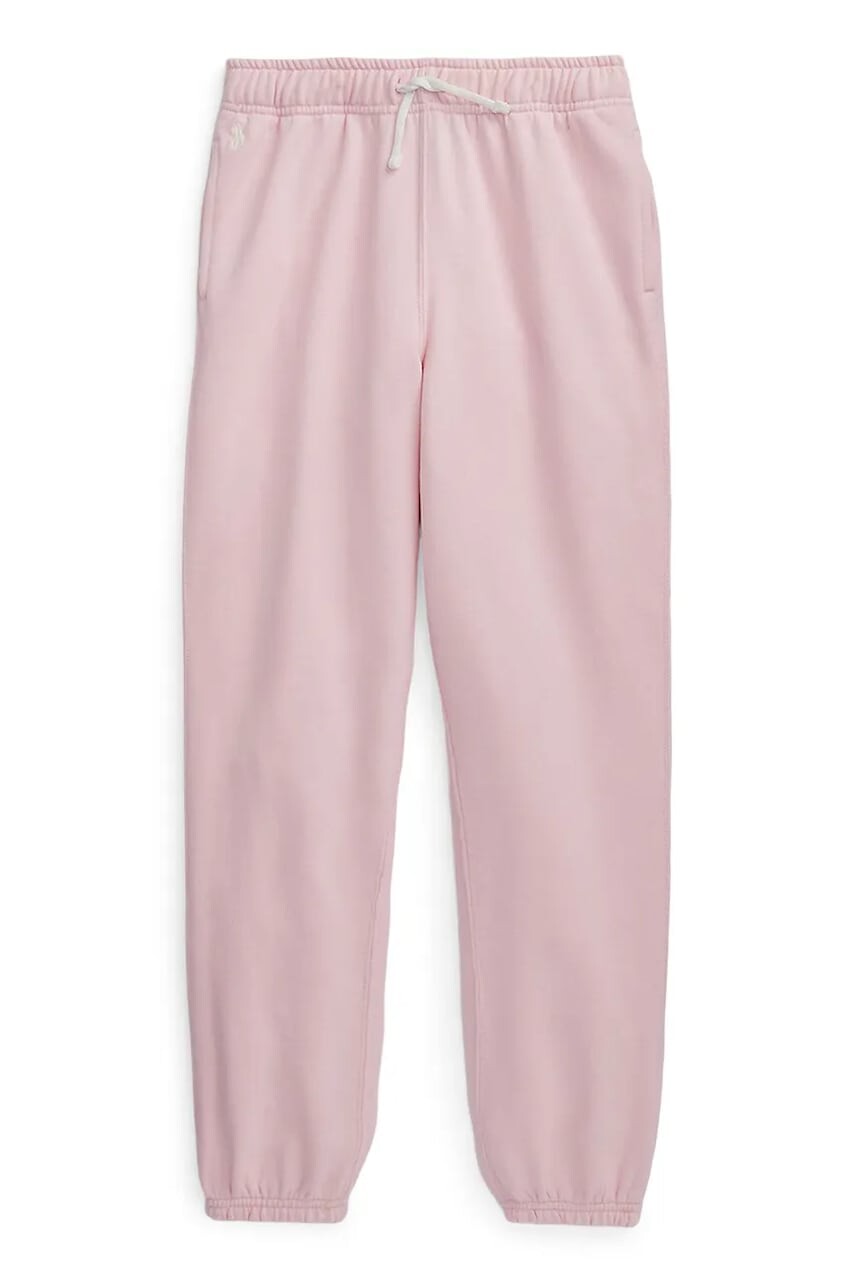Nohavice Polo Ralph Lauren ružová farba, 313860018020