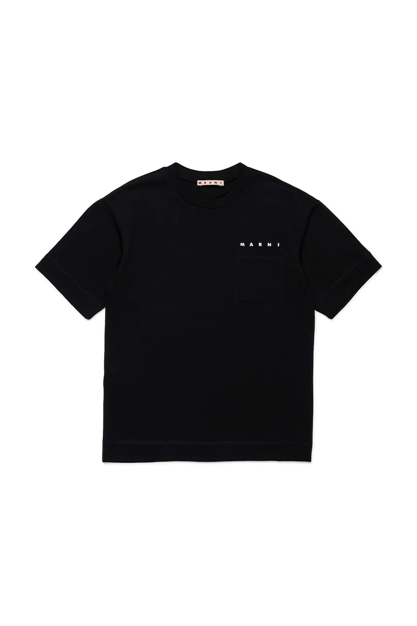 Tričko Marni MT272U T-SHIRT čierna farba, M01415