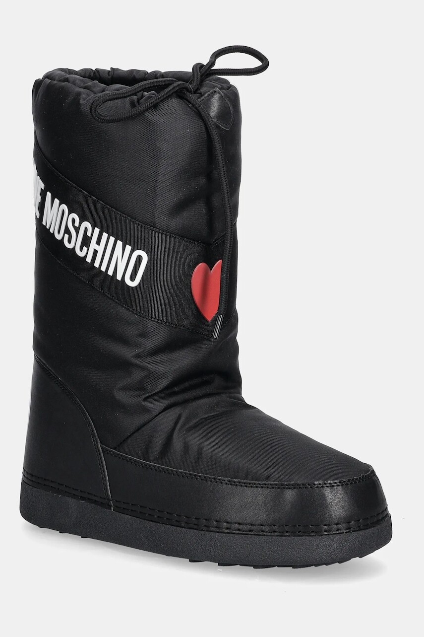 Snehule Love Moschino čierna farba, JA24032G1NISA000