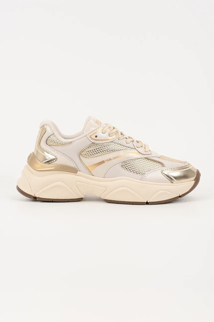 Tenisky Karl Lagerfeld KOMET béžová farba, KL65624M