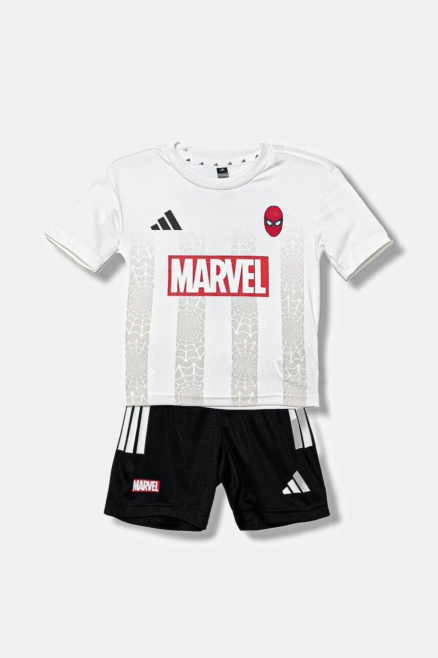 Detská tepláková súprava adidas Marvel béžová farba, JM0807