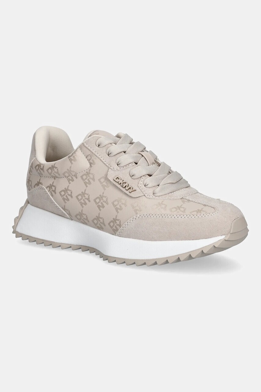 Tenisky Dkny Naples béžová farba, K3522140