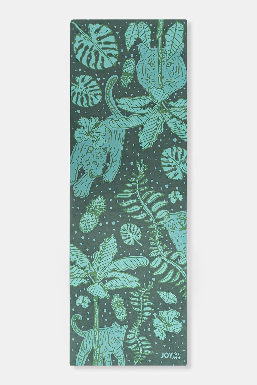 Podložka na jogu JOYINME Mata FLOW Jungle Green zelená farba, FLOW 3mm