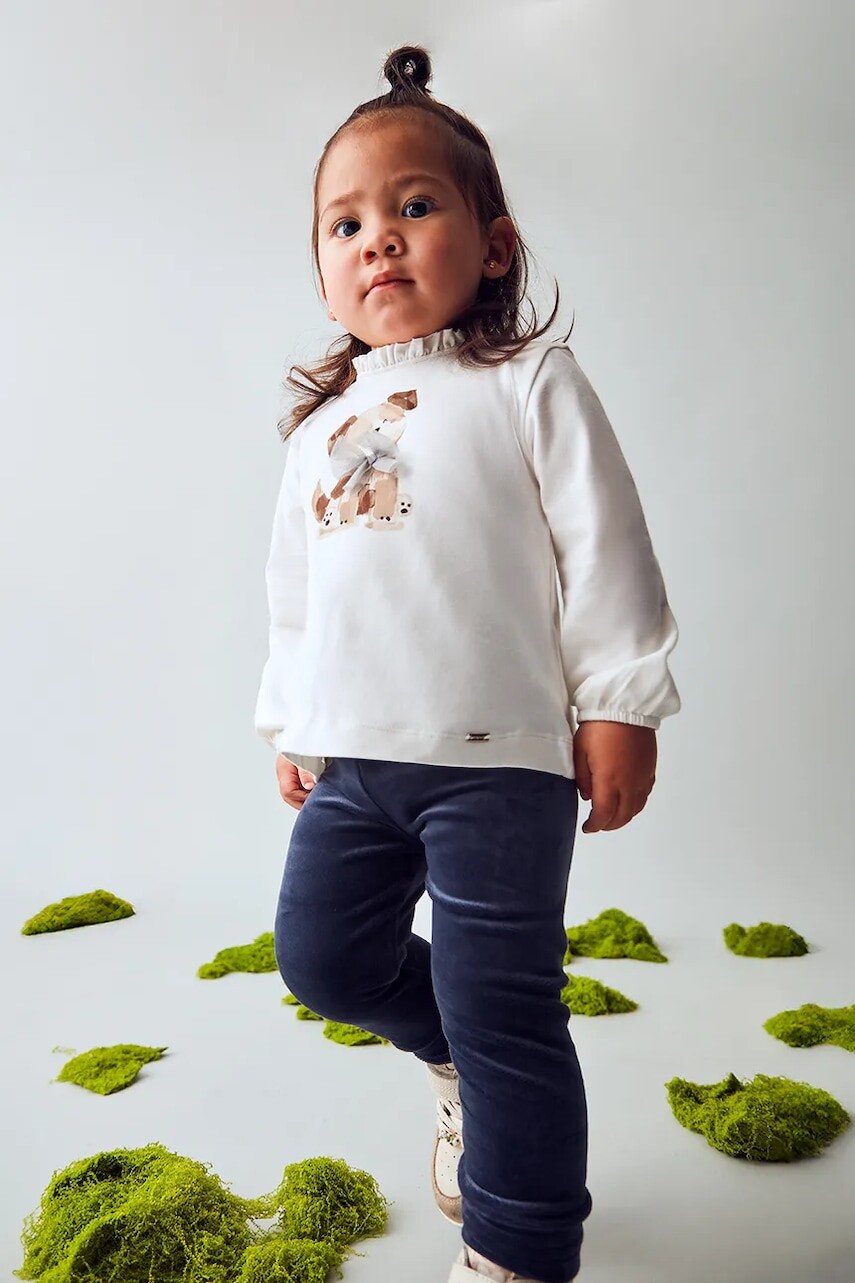 Legíny pre bábätká Mayoral tmavomodrá farba, jednofarebné, 727