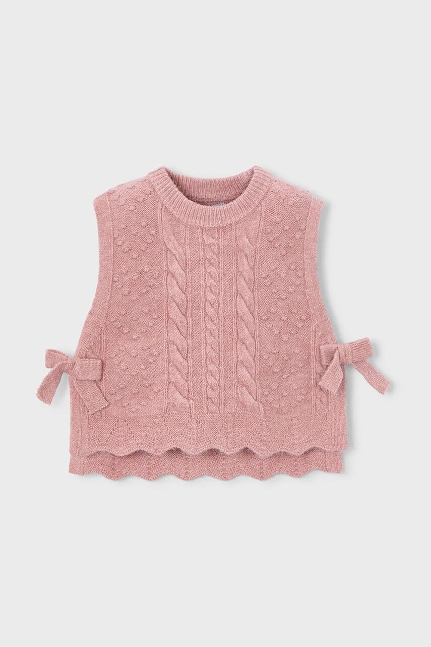 Detský sveter Mayoral ružová farba, 4314