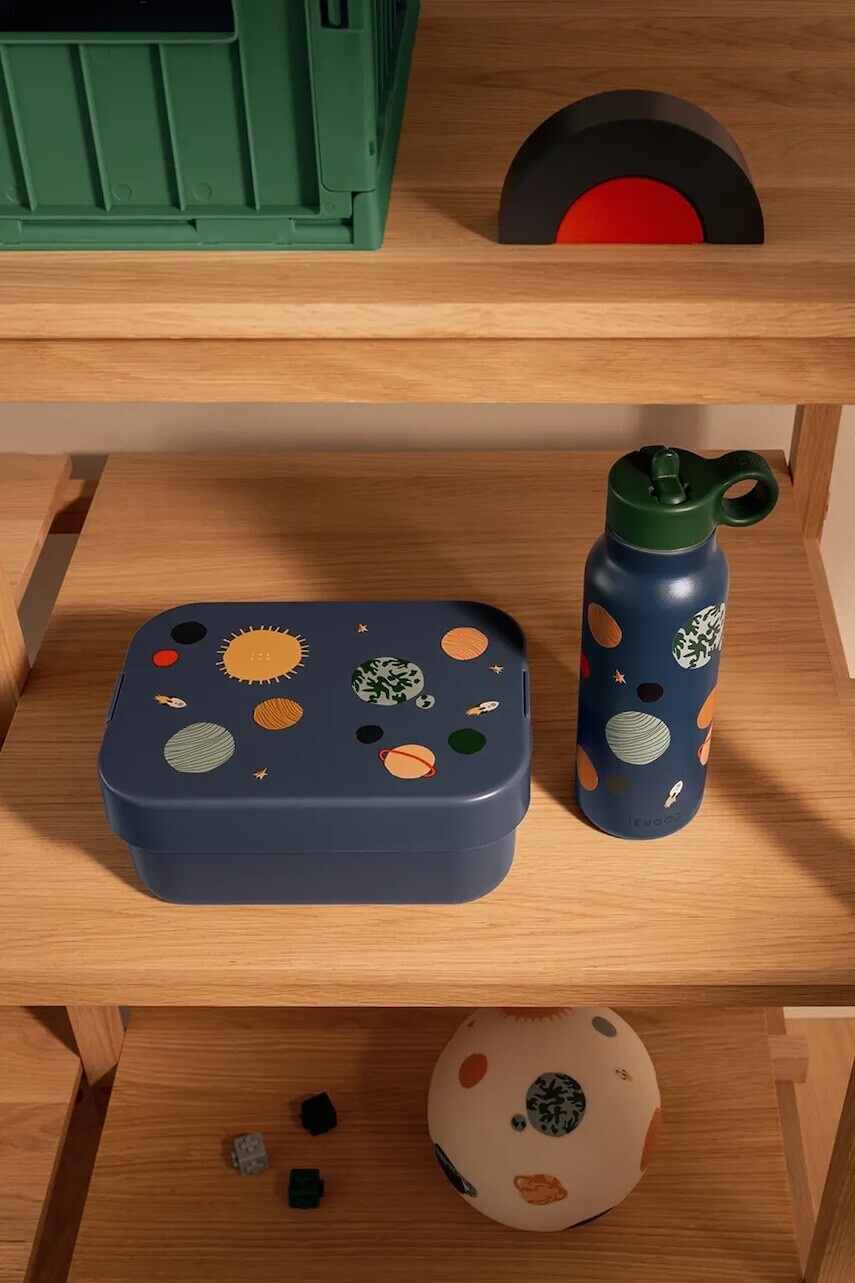 Sada fľaše a obedára pre deti Liewood Chelsey Printed Lunchbox Set LW20131