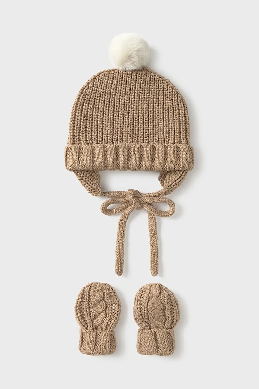 Sada pre bábätká Mayoral Newborn hnedá farba, 9929