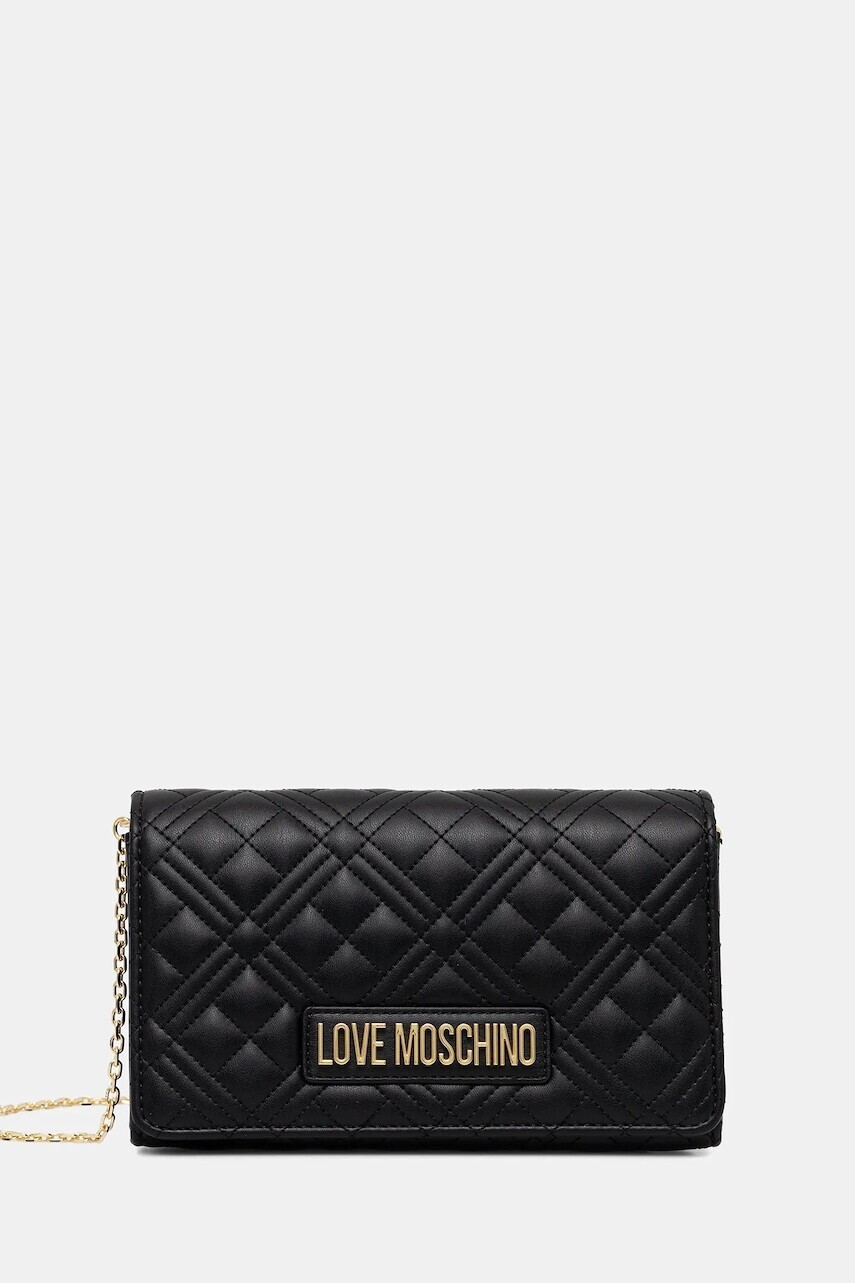 Kabelka Love Moschino čierna farba, JC4079PP1NLA0000