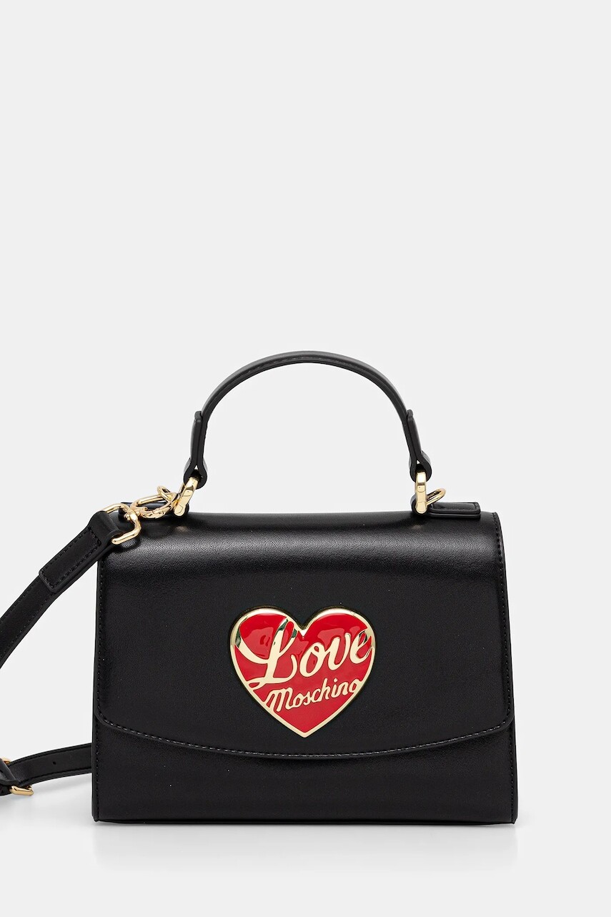 Kabelka Love Moschino čierna farba, JC4181PP1NLP0000