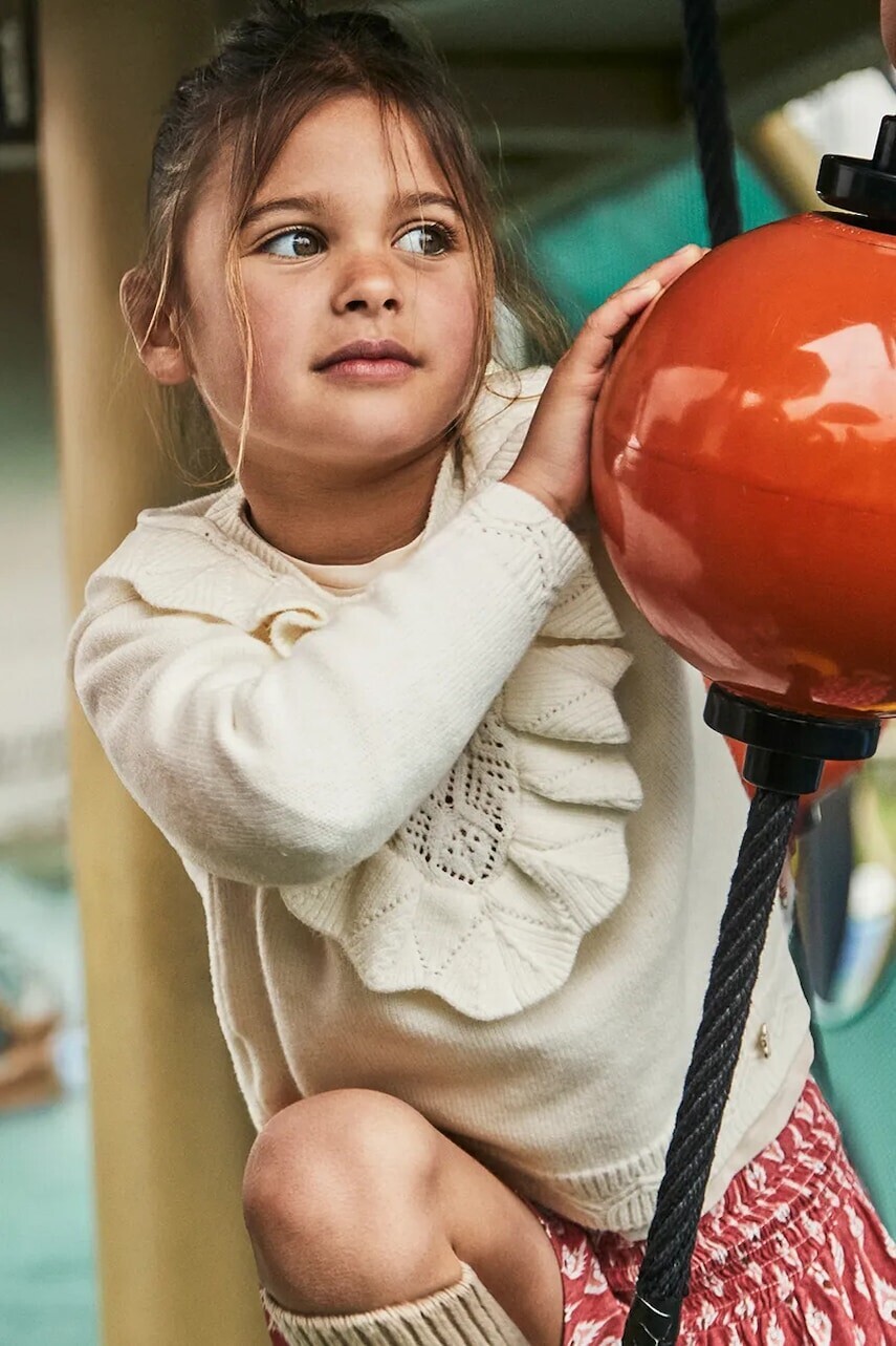 Detský sveter Mayoral béžová farba, ľahký, 4304