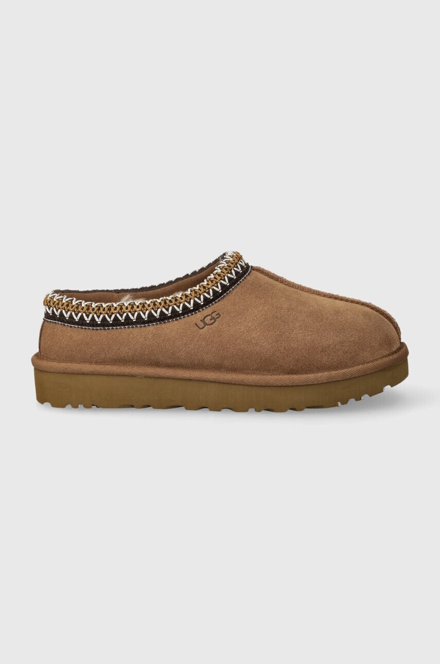 Semišové papuče UGG W TASMAN hnedá farba, 5955 CHE
