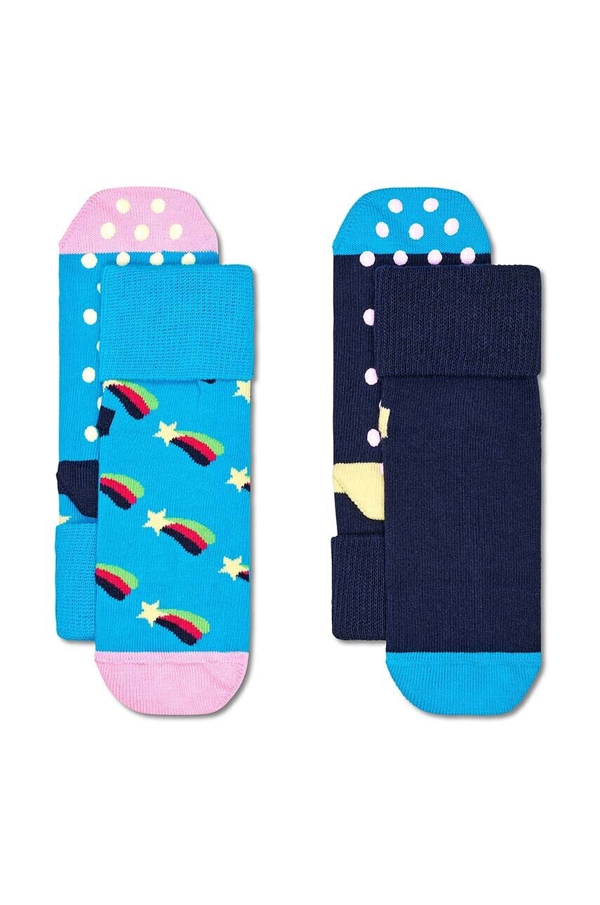 Detské ponožky Happy Socks Kids Antislip 2-Pack Shooting Star Socks 2-pak P001481