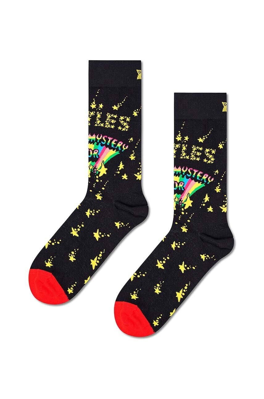 Ponožky Happy Socks Beatles Magical Mystery Tour čierna farba, BEA01-9301