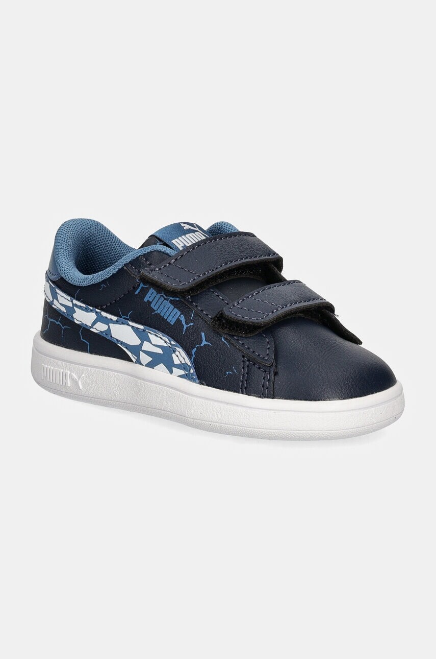 Detské tenisky Puma Smash 3.0 L Icy Monster tmavomodrá farba, 397990