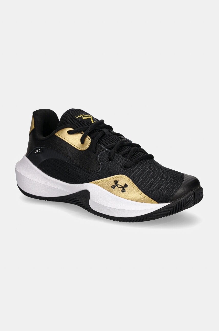 Basketbalové topánky Under Armour Lockdown 7 Low čierna farba, 3027646