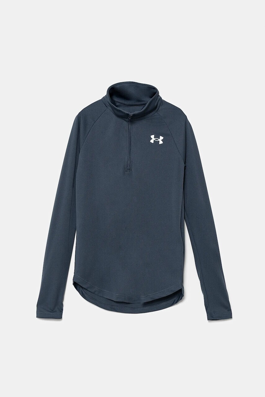 Detská mikina Under Armour Tech Graphic 1 šedá farba, s potlačou, 1379532