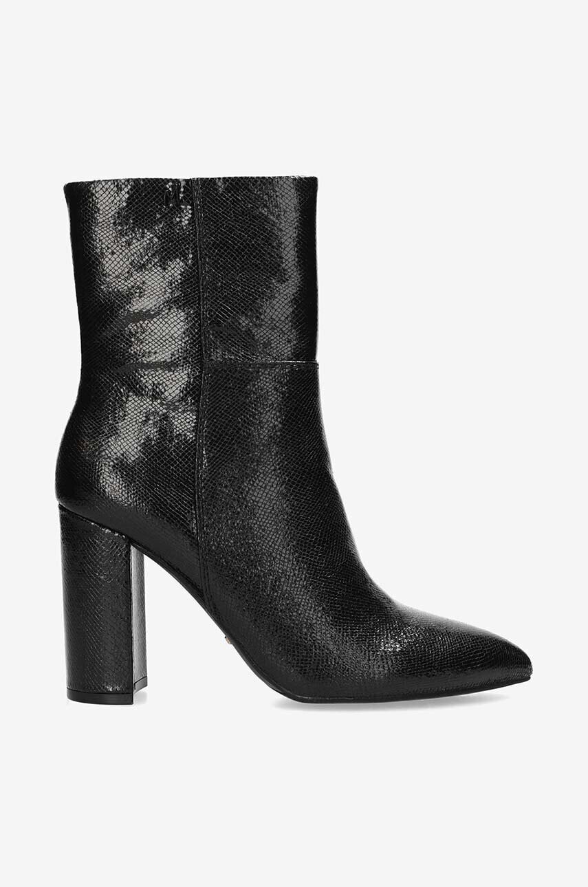 Členkové topánky Mexx KIANNA INDY dámske, čierna farba, na podpätku, MIQL1703143W