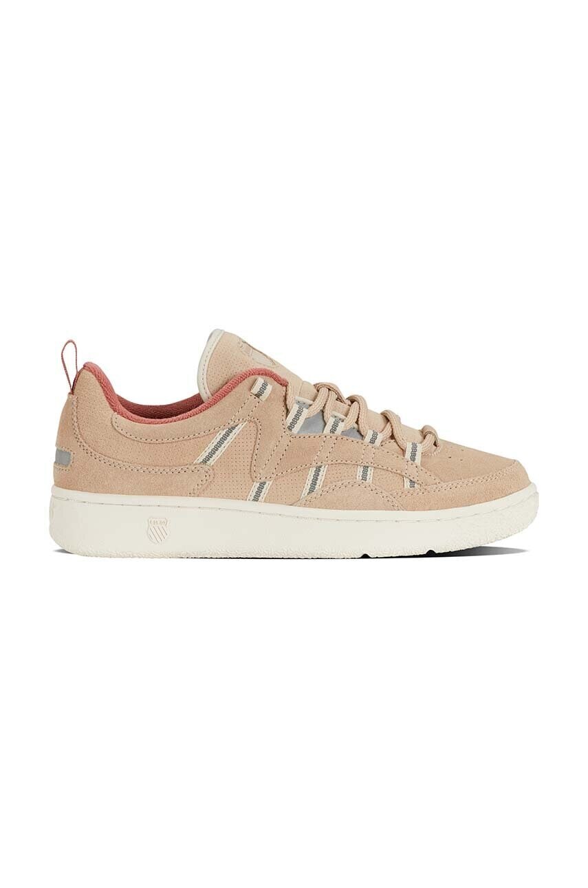 Semišové tenisky K-Swiss SLAMM 99 SDE béžová farba, 94313.290.M