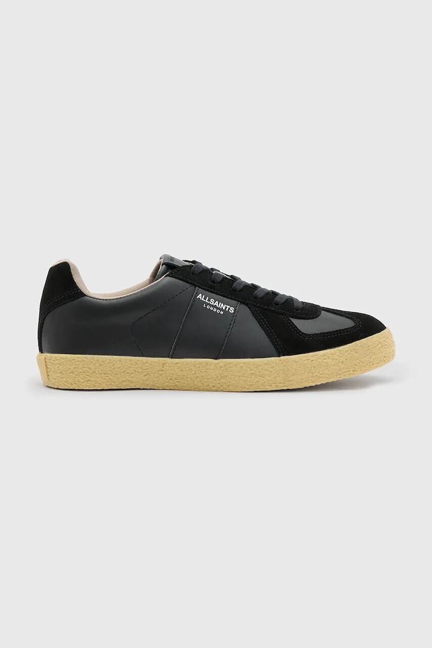 Kožené tenisky AllSaints Jaimee Sneaker čierna farba, W069FB