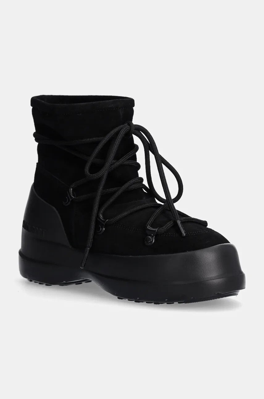 Semišové snehule Moon Boot MB LUNA BOOT SUEDE čierna farba, 80D2480030 N001