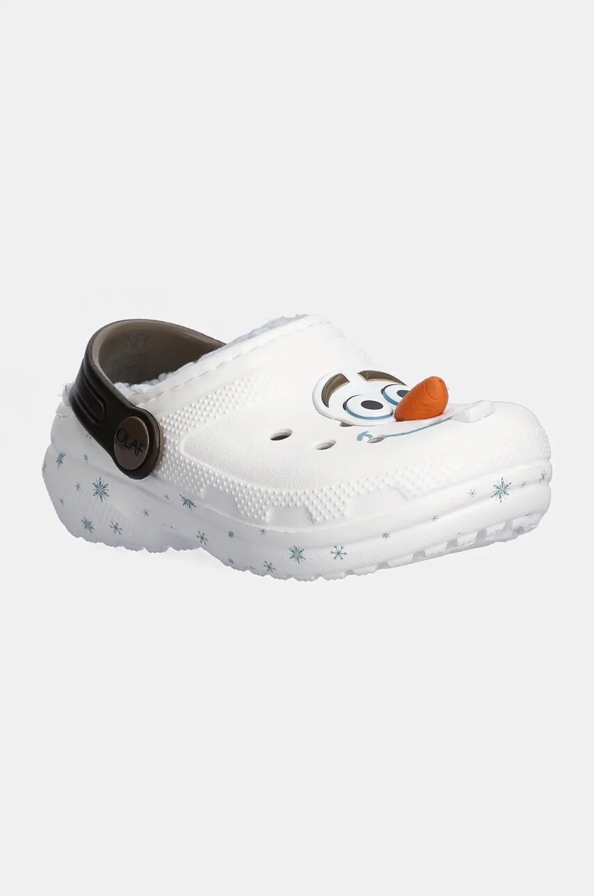 Šľapky Crocs CLASSIC FROZEN OLAF CLOG biela farba, 210236