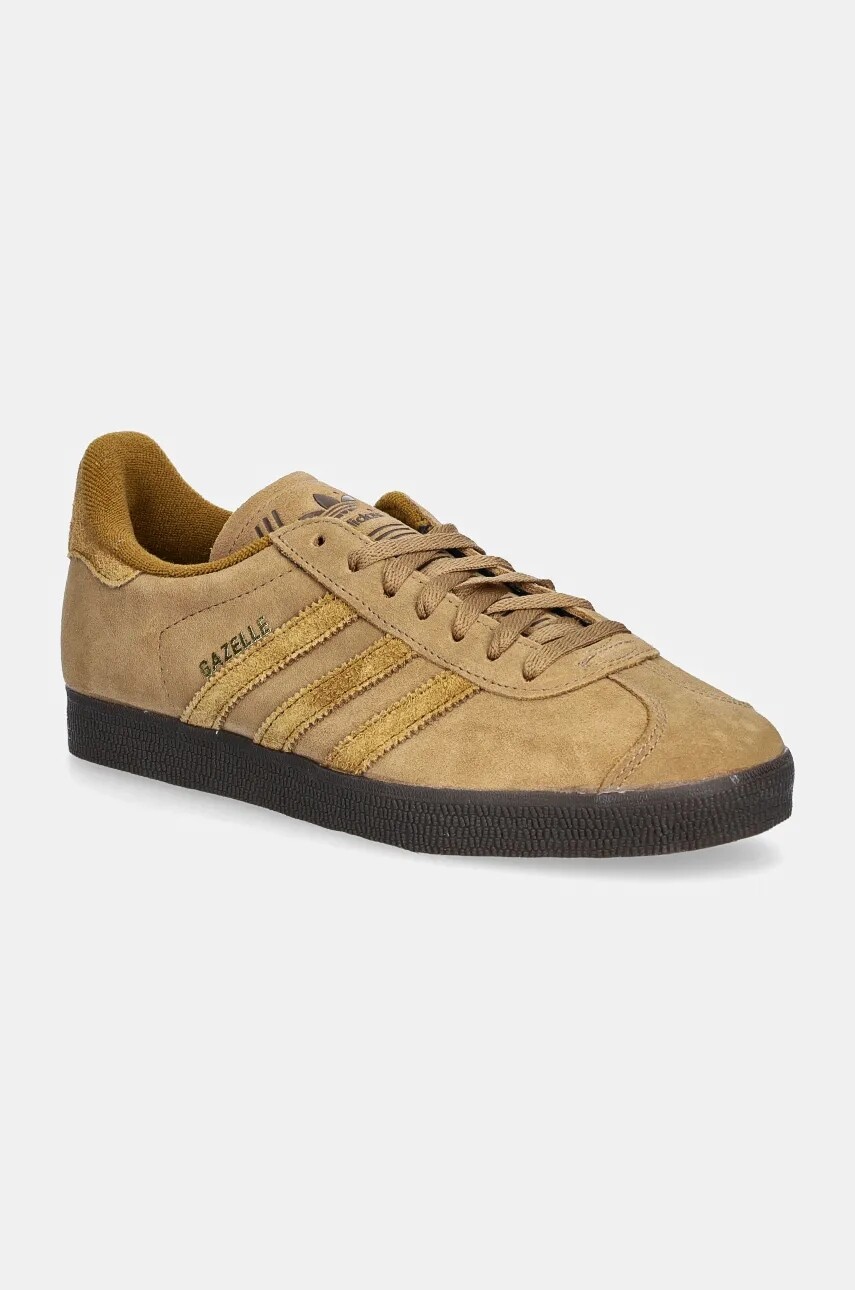 Semišové tenisky adidas Originals Gazelle hnedá farba, IG2099