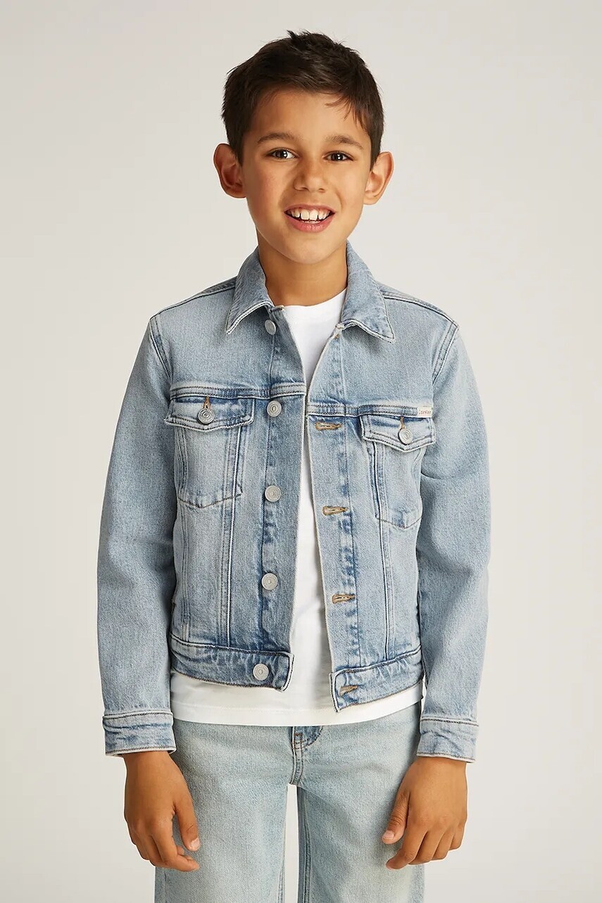Detská rifľová bunda Calvin Klein Jeans 0 IB0IB02308