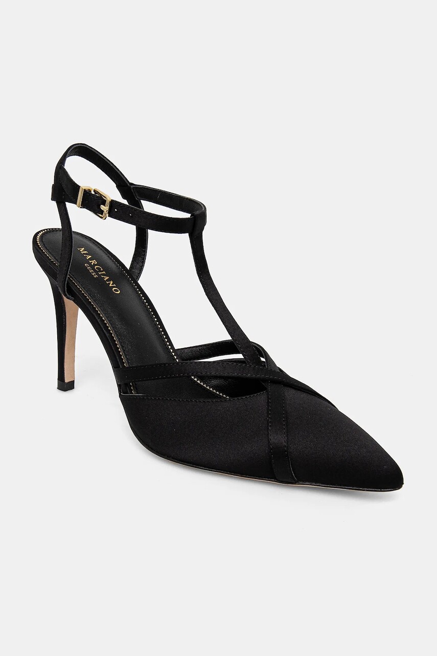 Lodičky Marciano Guess T STRAP PUMP čierna farba, 4BGZ30 7232A