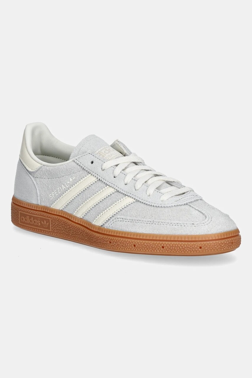 Semišové tenisky adidas Originals Handball Spezial W strieborná farba, IF6491