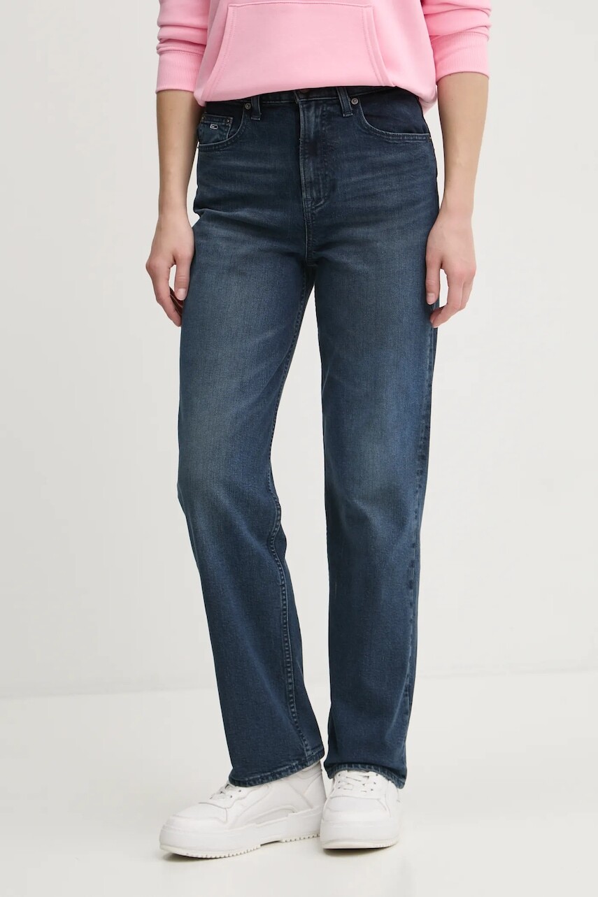 Rifle Tommy Jeans dámske, vysoký pás, DW0DW20451