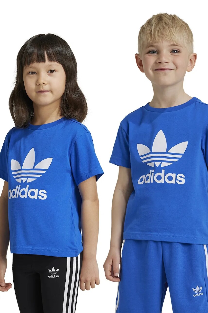 Detské bavlnené tričko adidas Originals s potlačou, IY2376