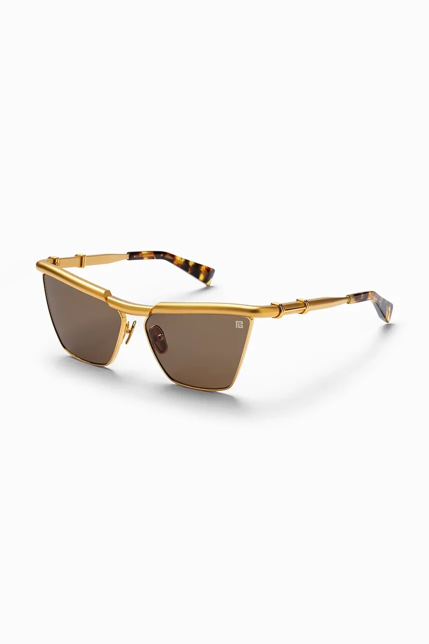 Slnečné okuliare Balmain VICTOIRE zlatá farba, BPS.169C