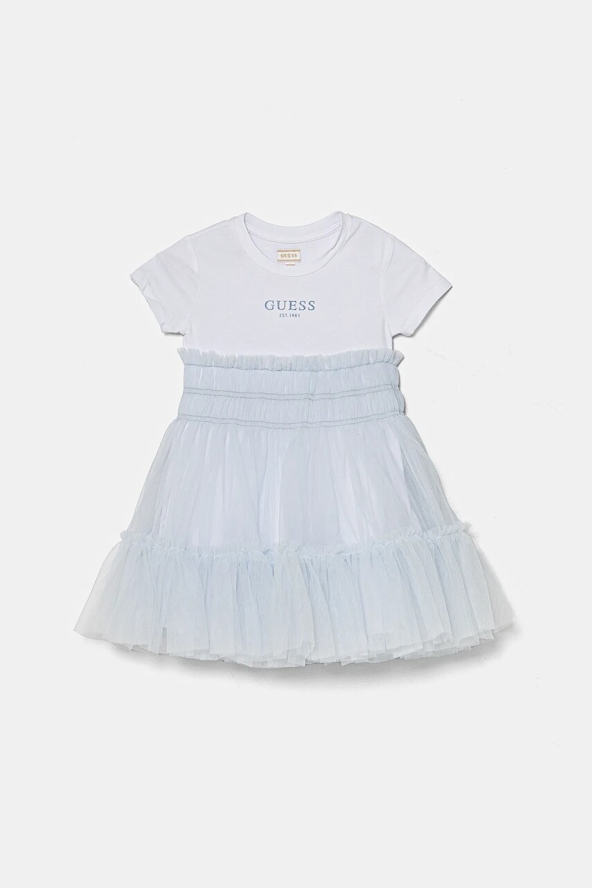 Dievčenské šaty Guess mini, áčkový strih, K5RK14 K6YW0