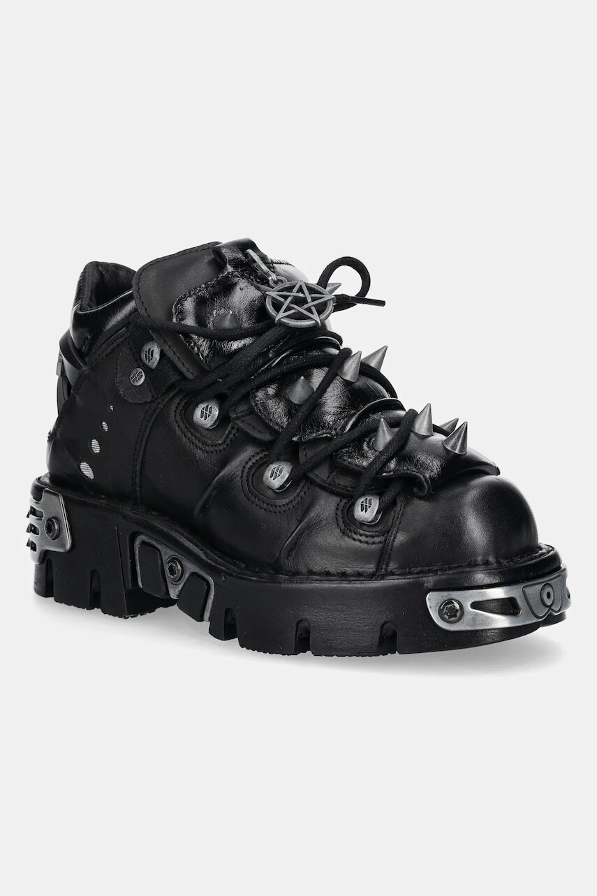 Topánky New Rock čierna farba, M-110-S1