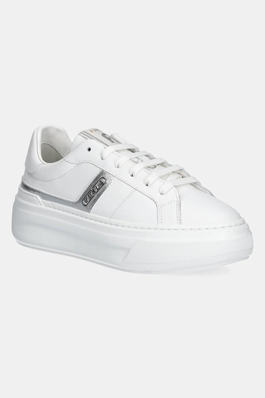 Kožené tenisky Furla Nuage Sneaker biela farba, YJ14NUA BX3719 Q1700