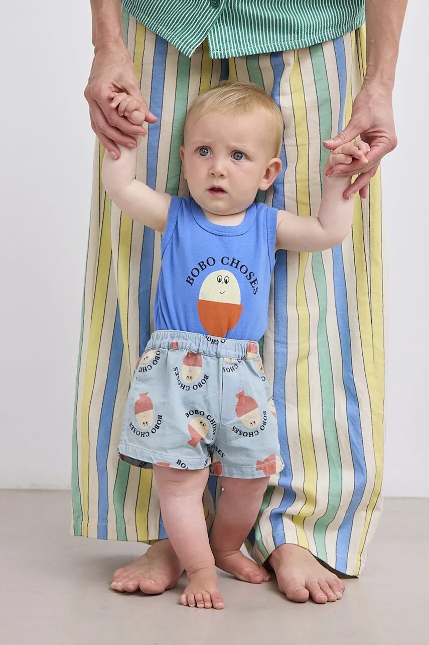 Detské bavlnené šortky Bobo Choses Morning Egg vzorované, 125AB048