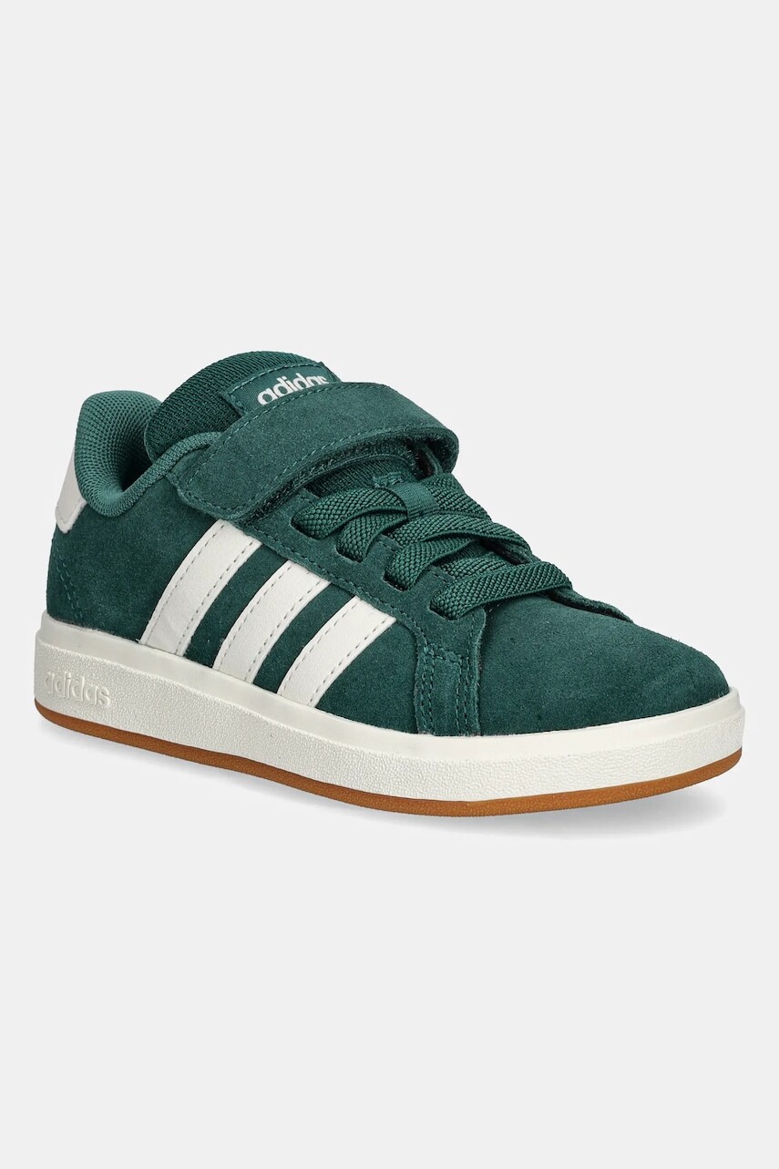 Detské tenisky adidas GRAND COURT 00s zelená farba, JP5898
