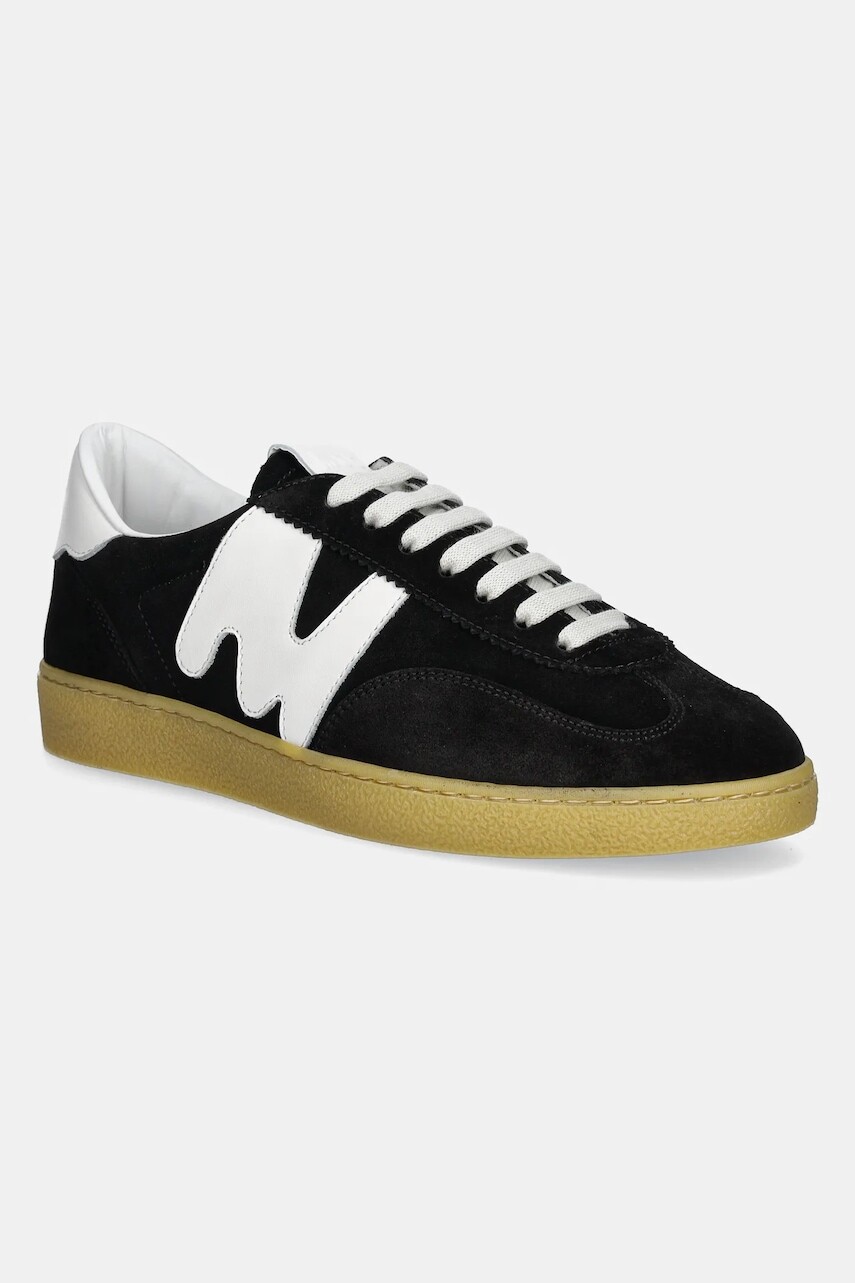 Semišové tenisky MSGM čierna farba, 3841MDS021