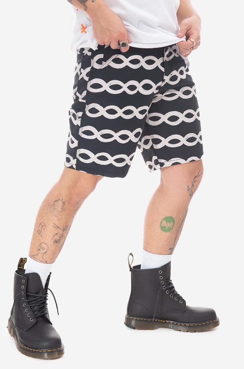 Šortky Stan Ray Painter pánske, čierna farba
